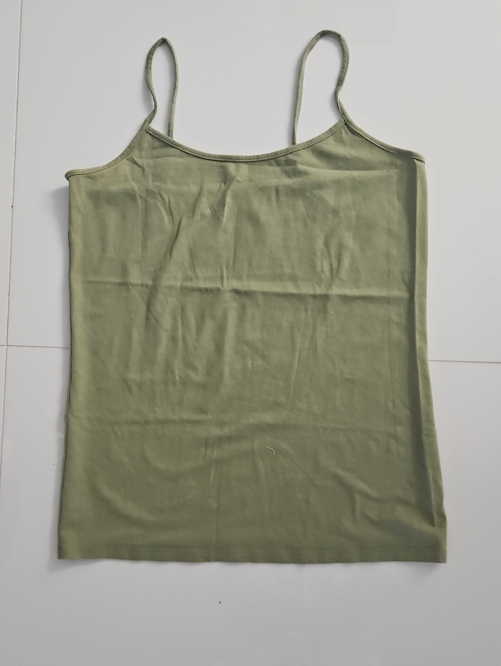No Boundaries Sage Green Spaghetti Strap Camisole